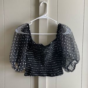 Nasty Gal Puff Sleeve Top